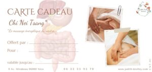 Carte cadeau 1 massage Chi Nei Tsang